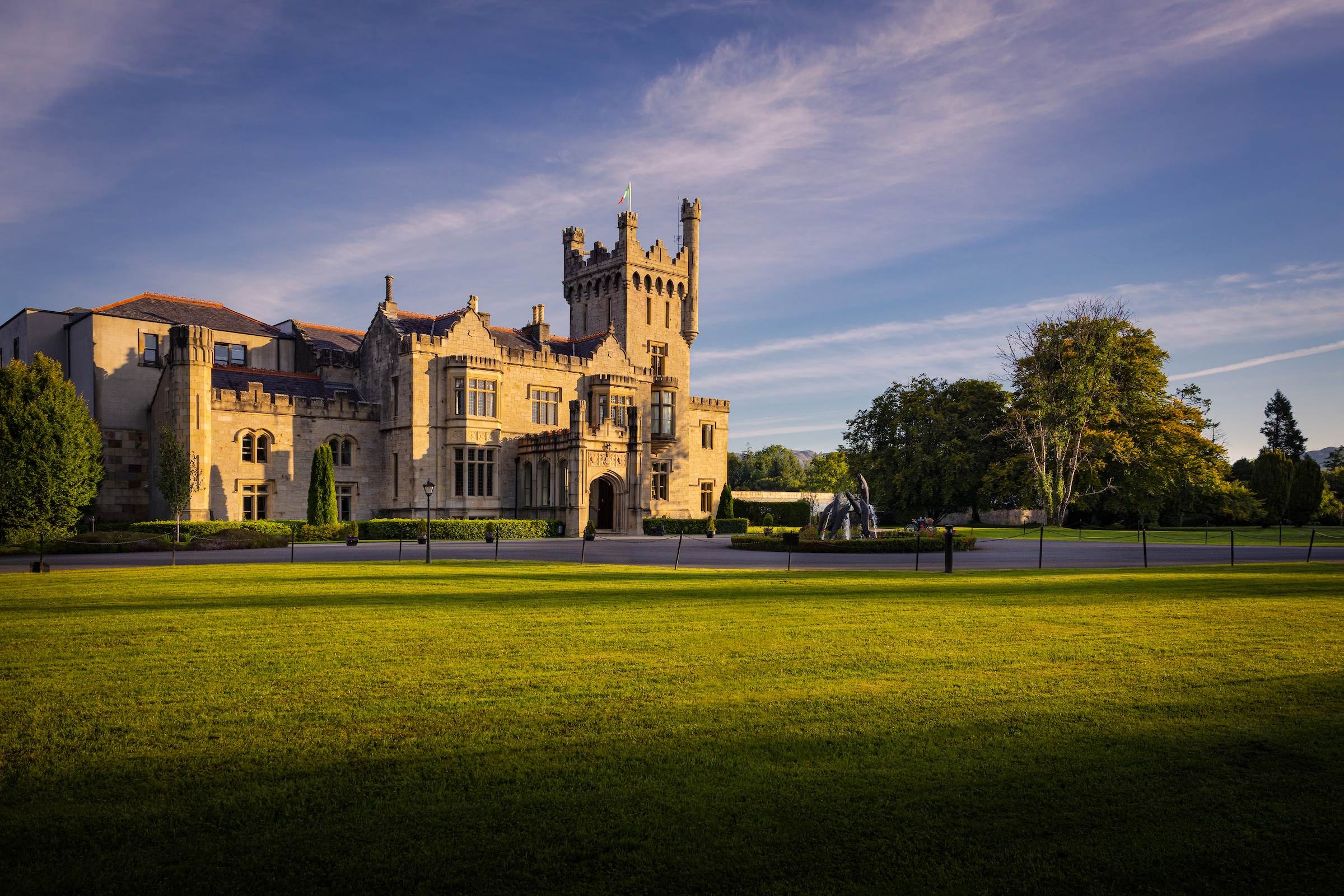 Exterior view of Lough Eske Castle, Donegal