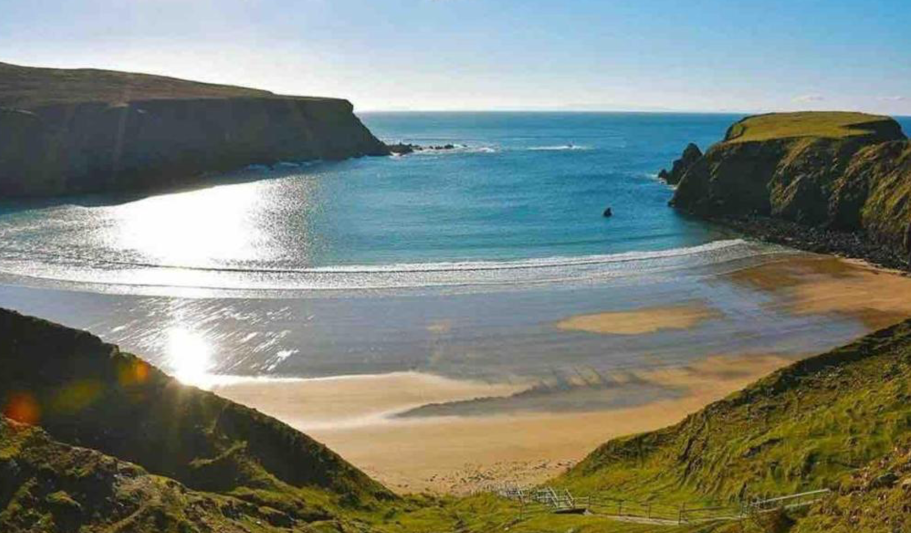 Silver Strand at Malin Beg, the stairs nobody talks about