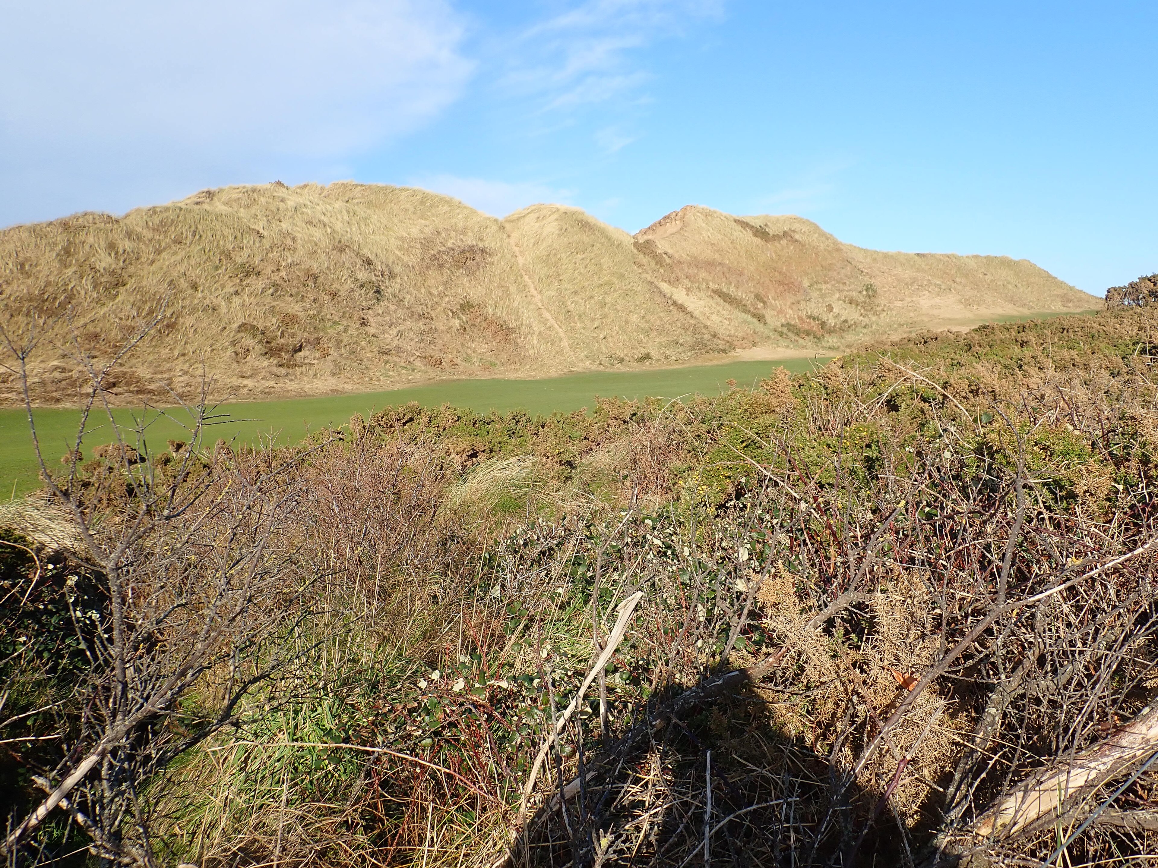 Links and dunes at Royal County Down Golf Club, Newcastle, County Down
