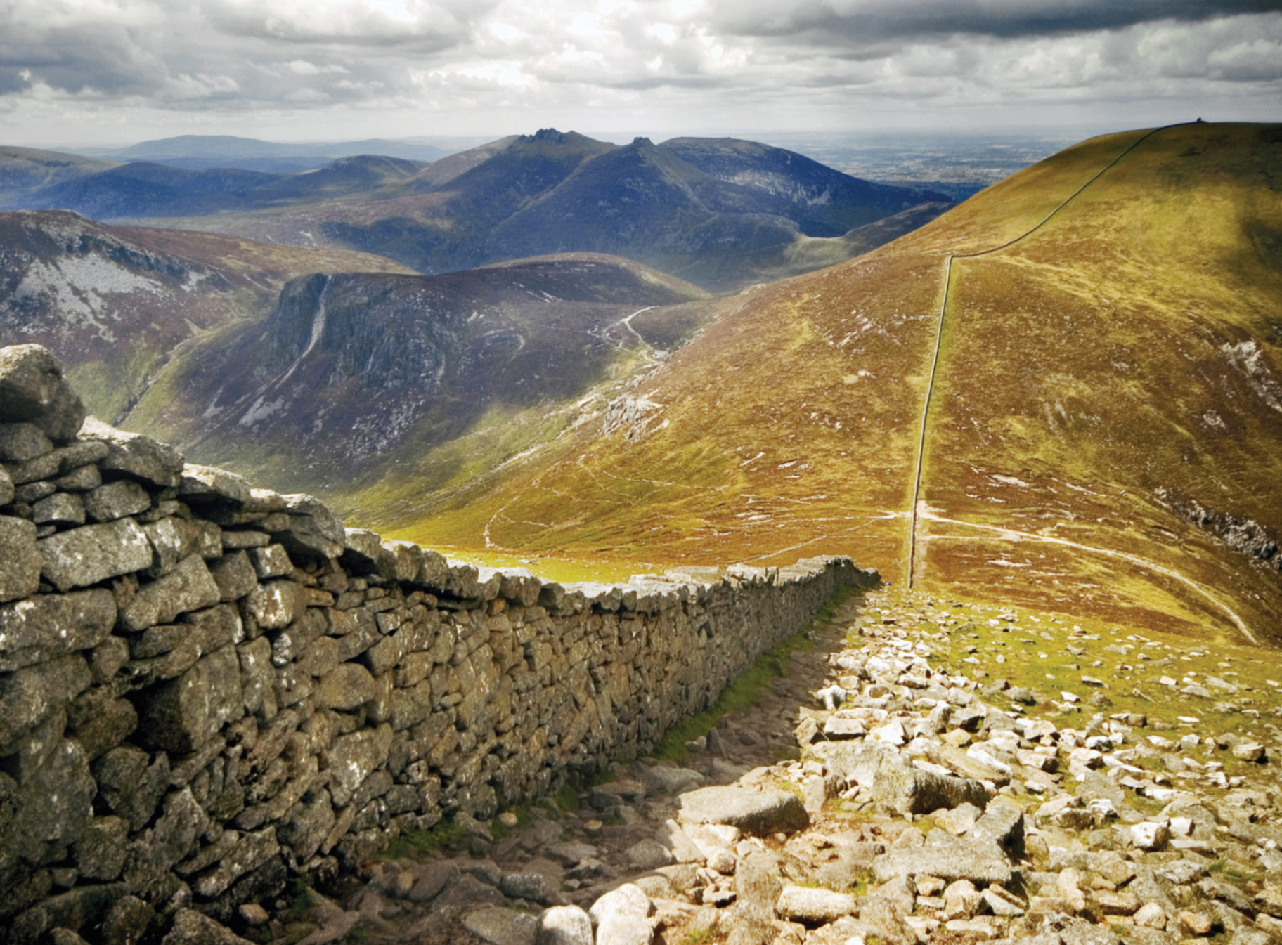 The Mournes from Newcastle