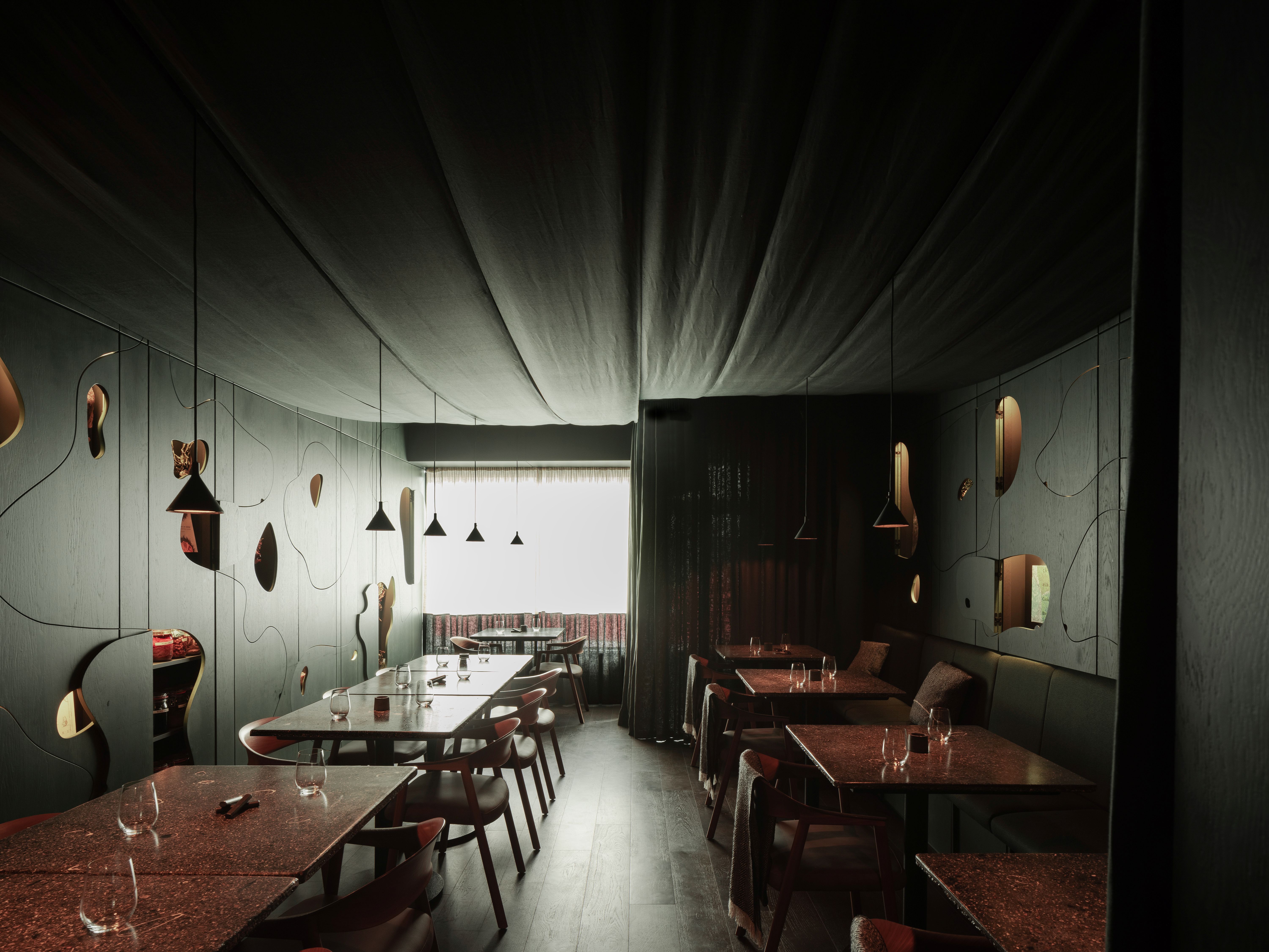 The contemporary dining room at Aniar in Galway’s West End