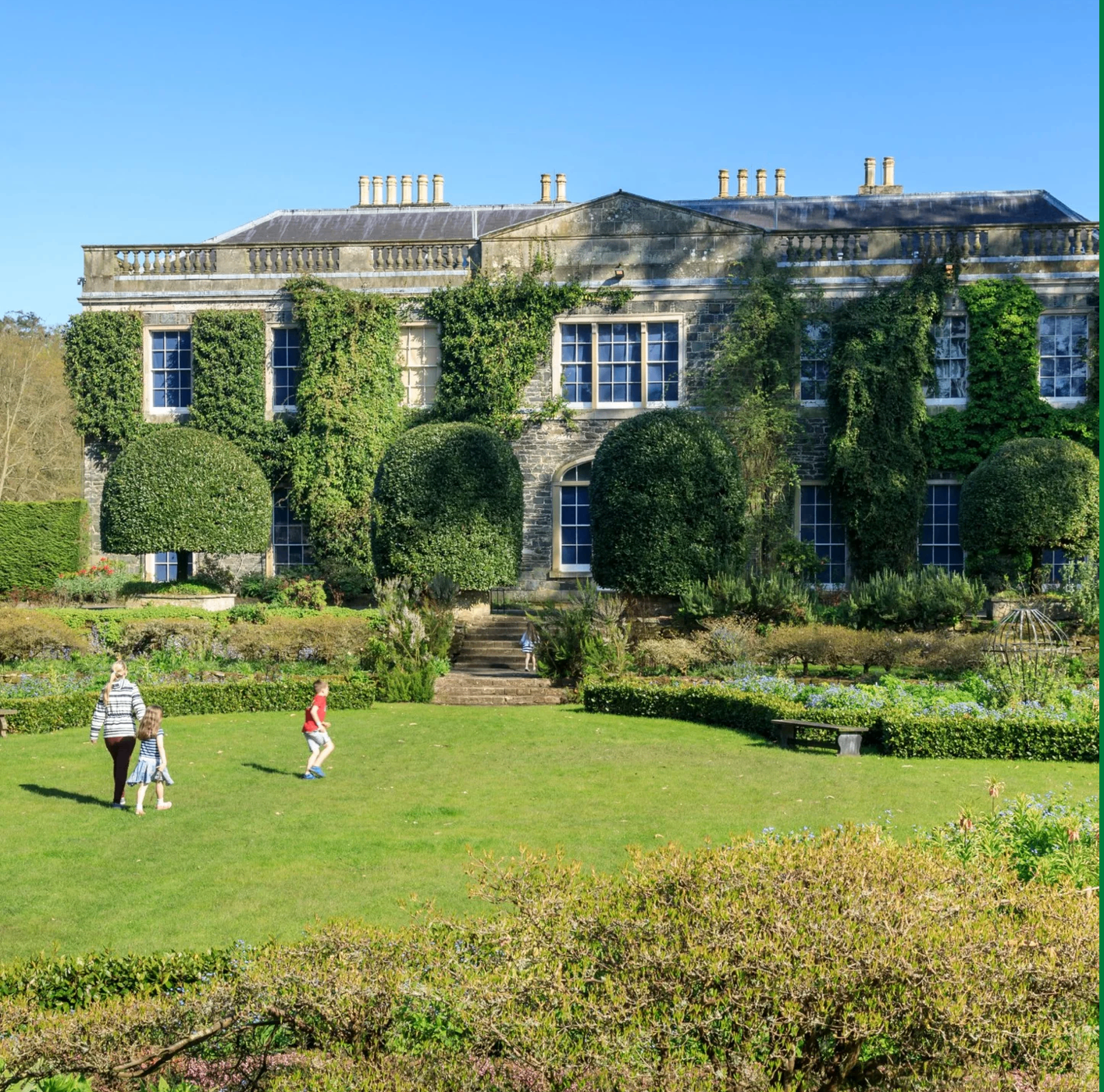 Mount Stewart, the walled garden in early summer