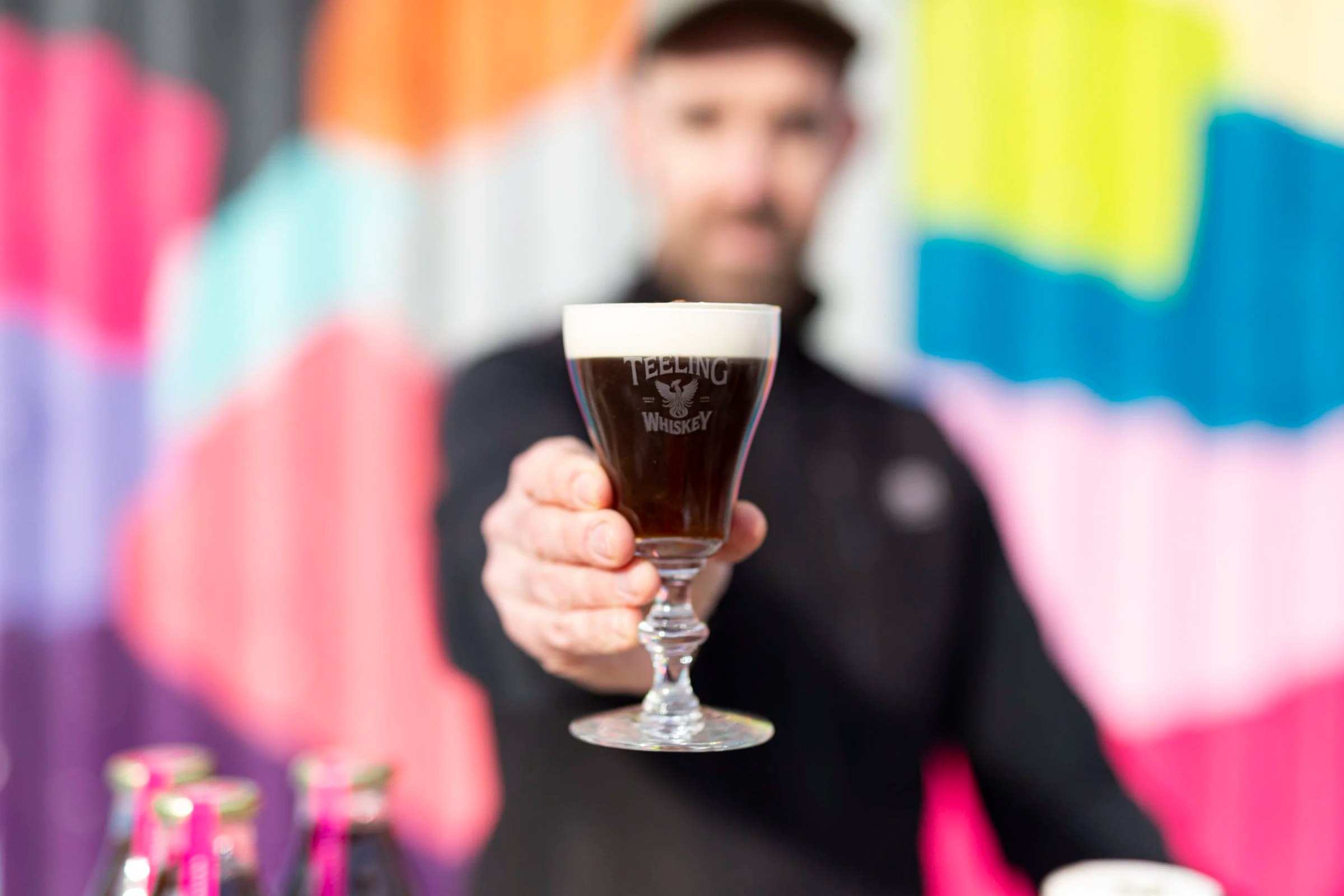 Irish coffee served at Vice Coffee, Dublin