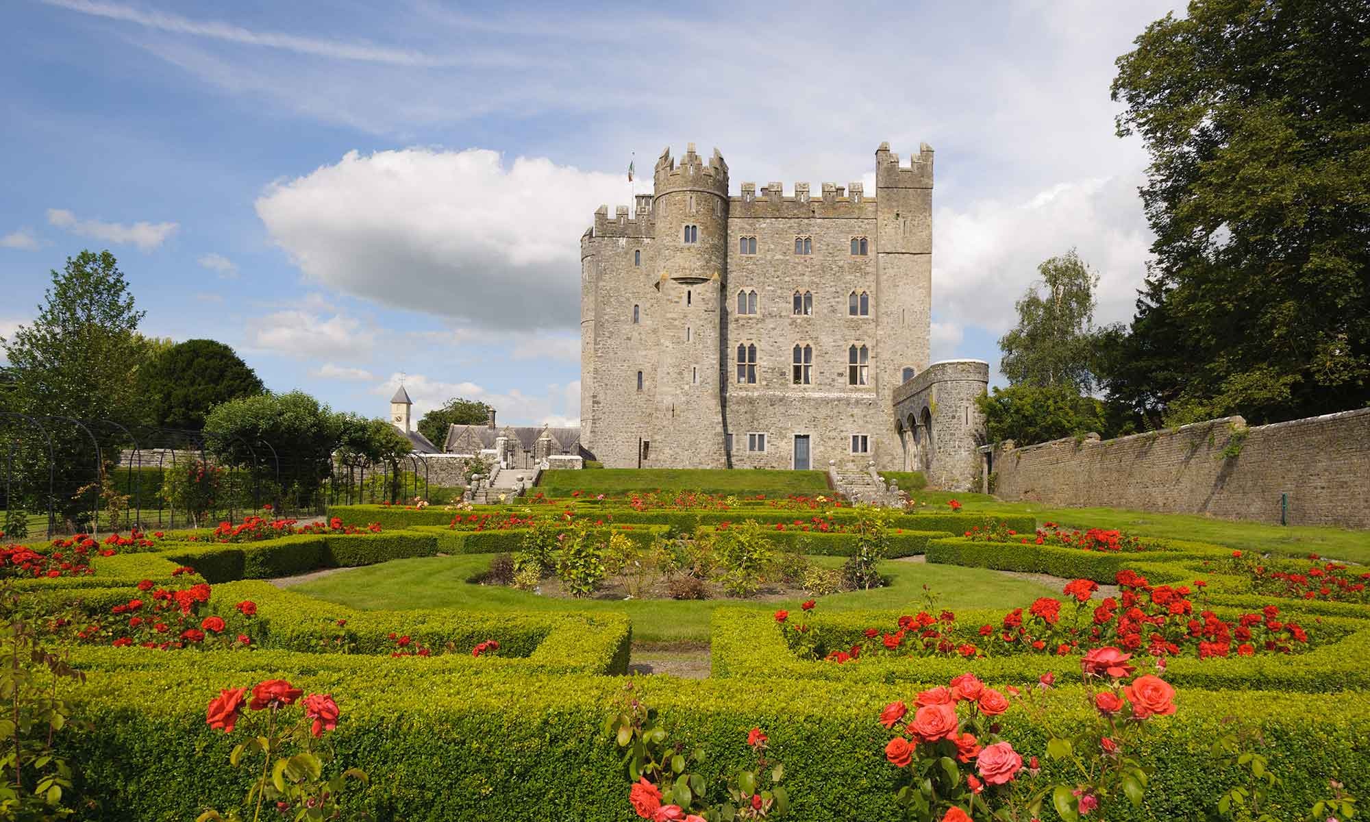 Kilkea Castle one of the oldest inhabited castles in Ireland County Kildare