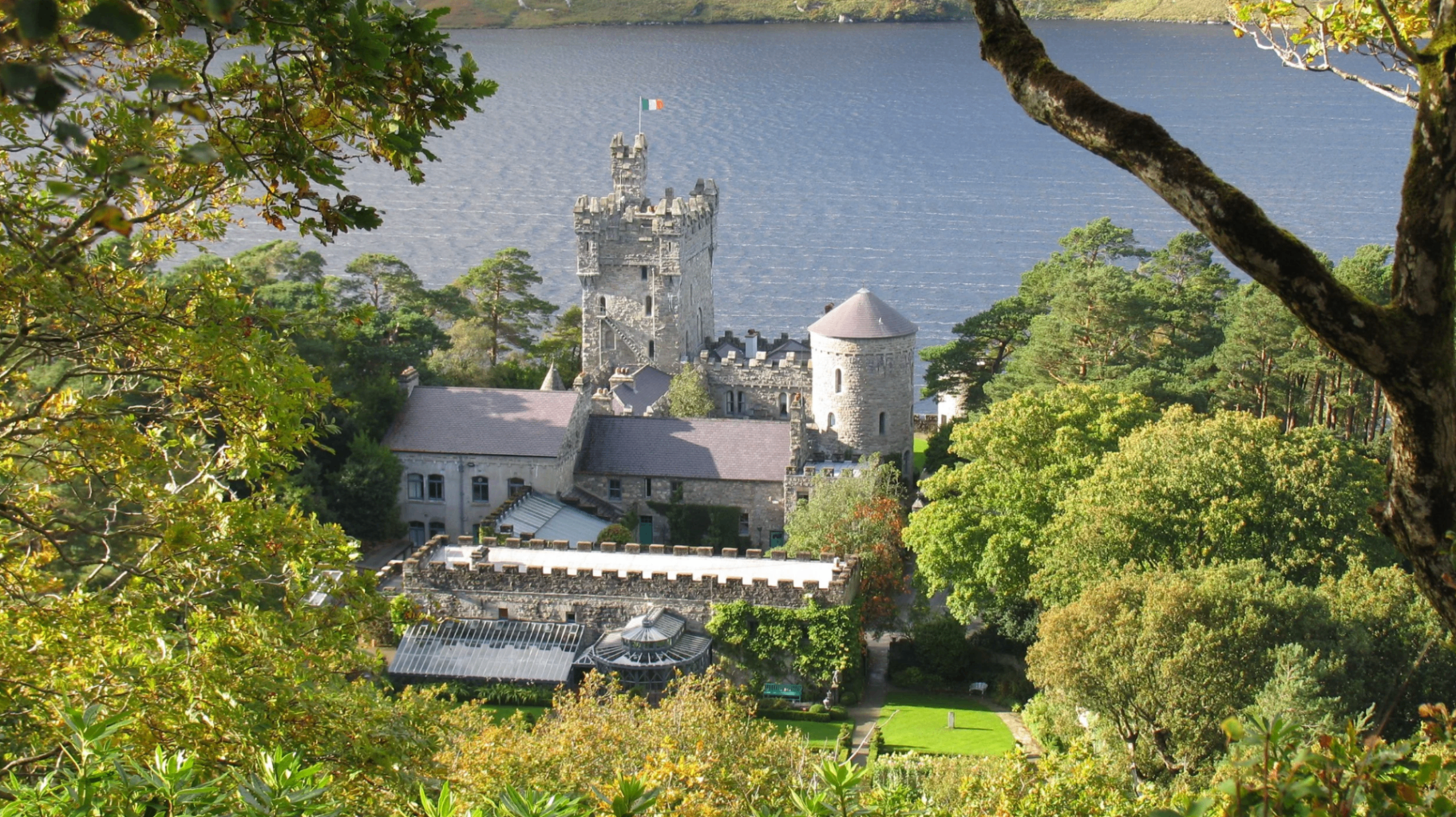 Glenveagh and the red deer at first light