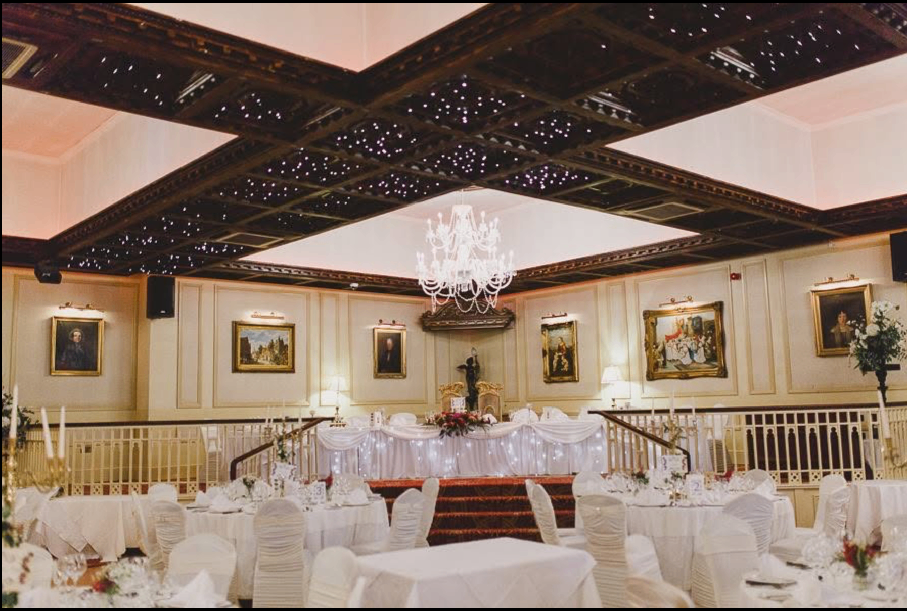 Cabra Castle in the banquet hall