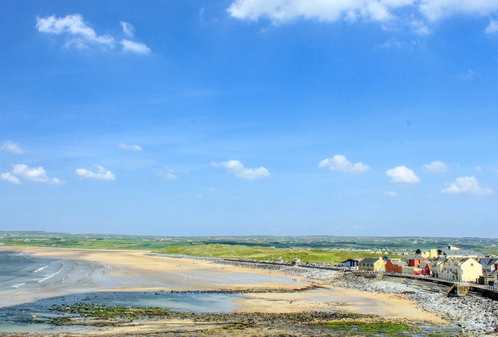 Lahinch seafront and Blue Flag beach, Co. Clare, Wild Atlantic Way