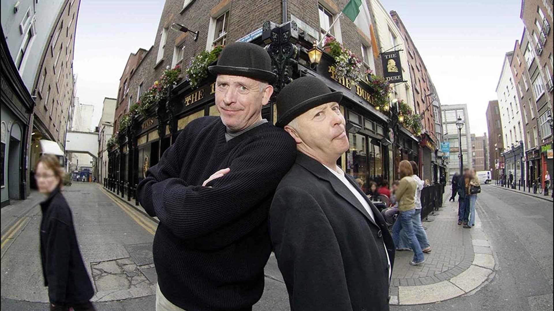 Performers on the Dublin Literary Pub Crawl