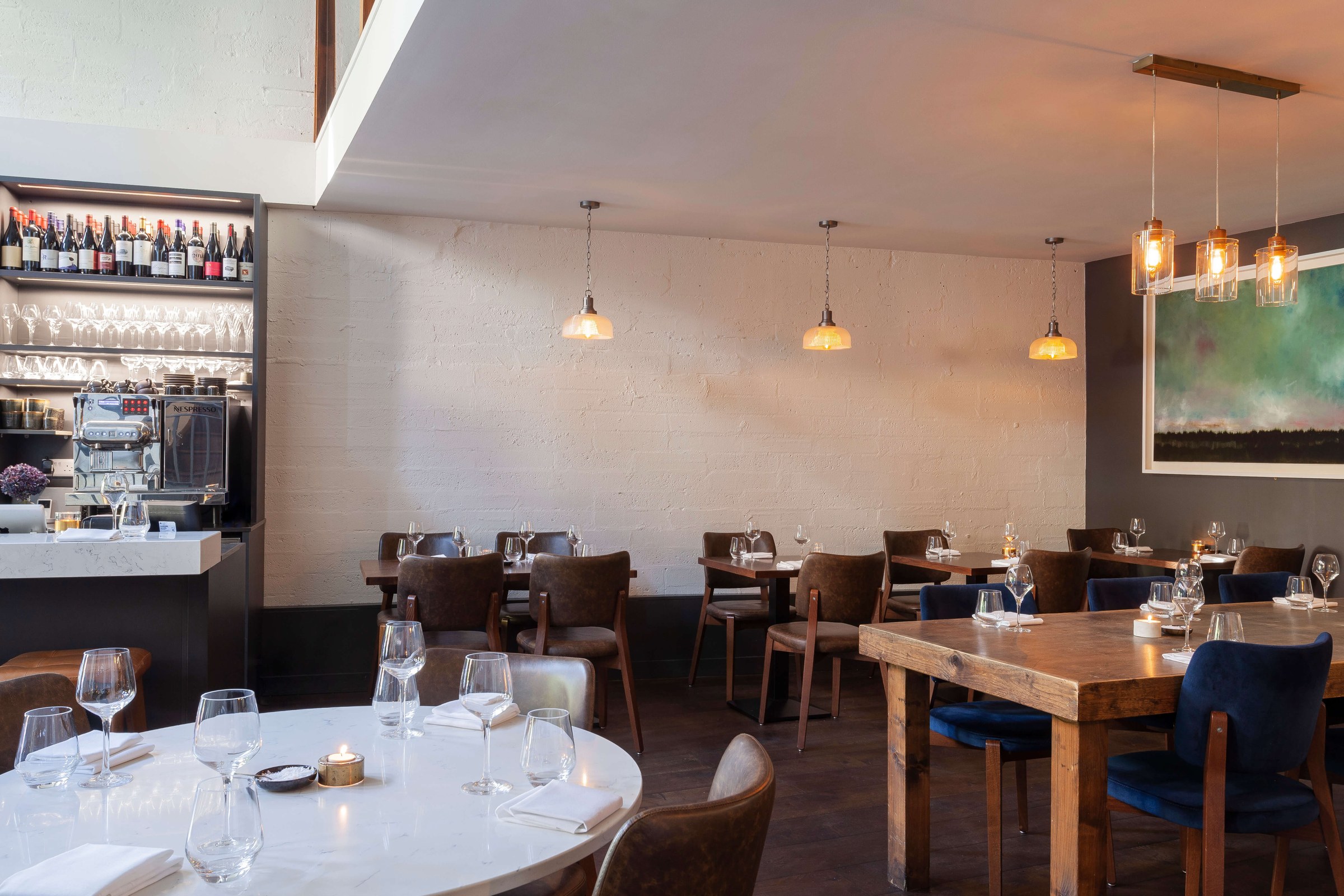 The dining room at Forest Avenue, Dublin