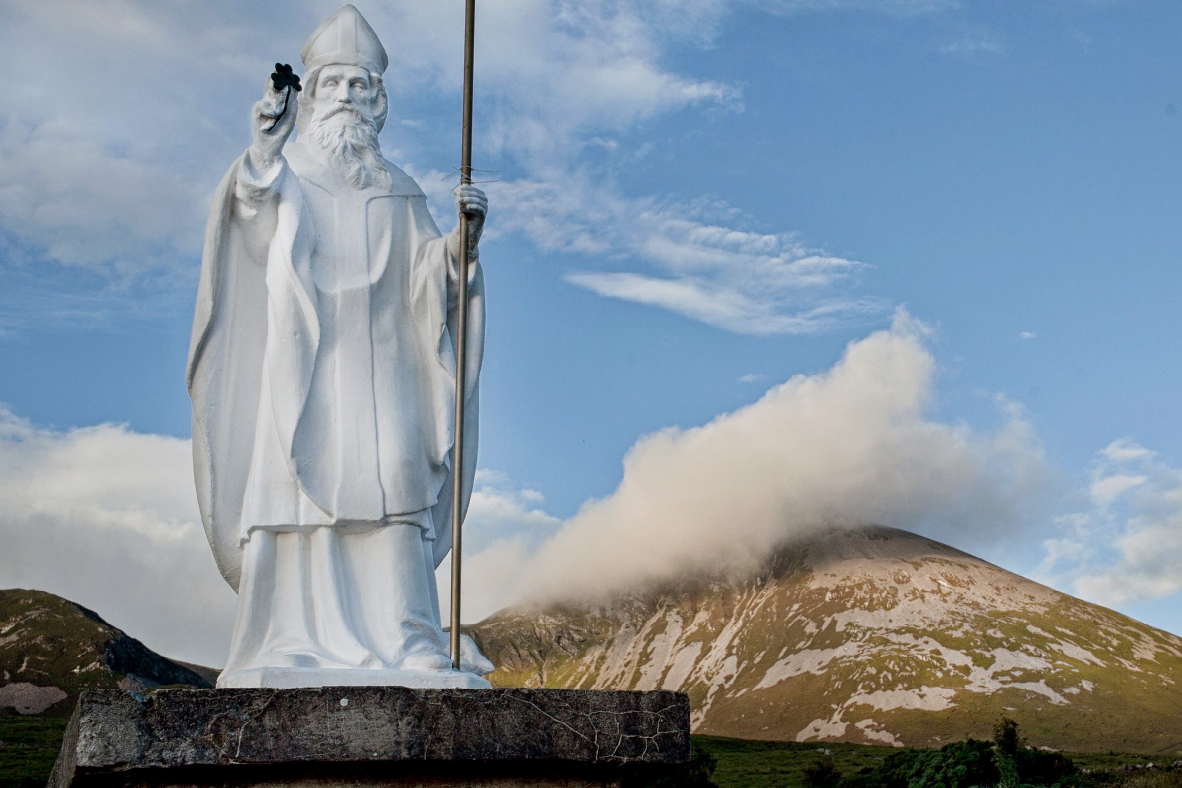 Croagh Patrick above Clew Bay, County Mayo