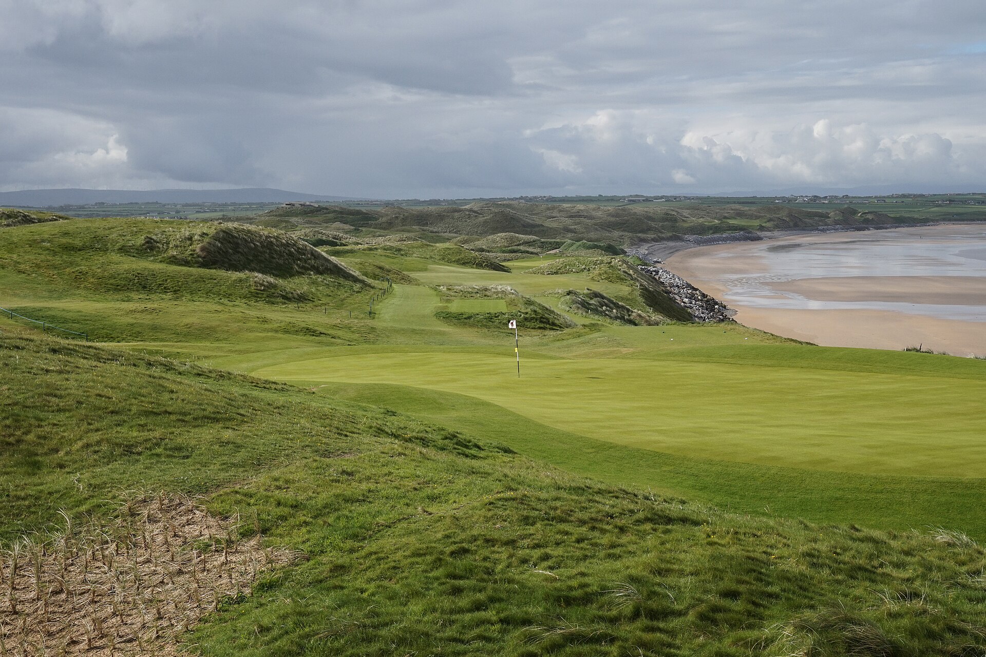 Tenth hole through the dunes at Ballybunion Golf Club