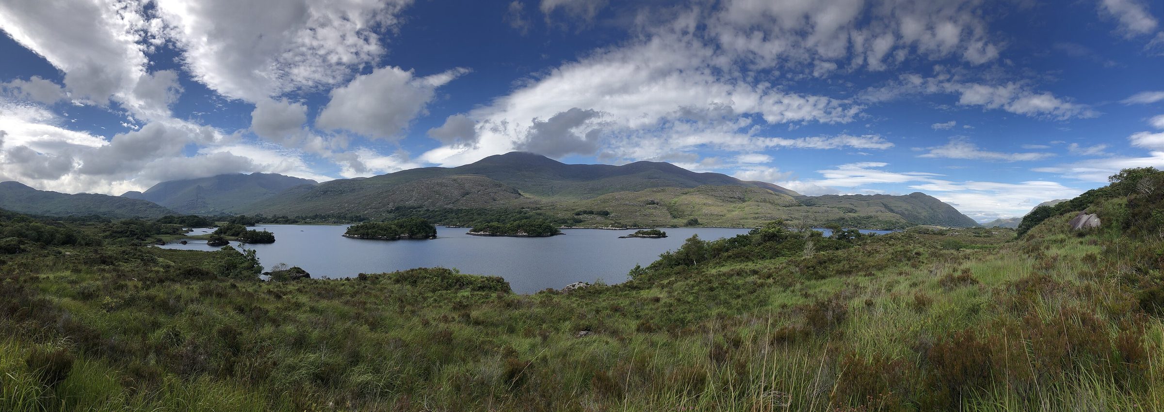 Panorama of the Upper Lake in Killarney National Park