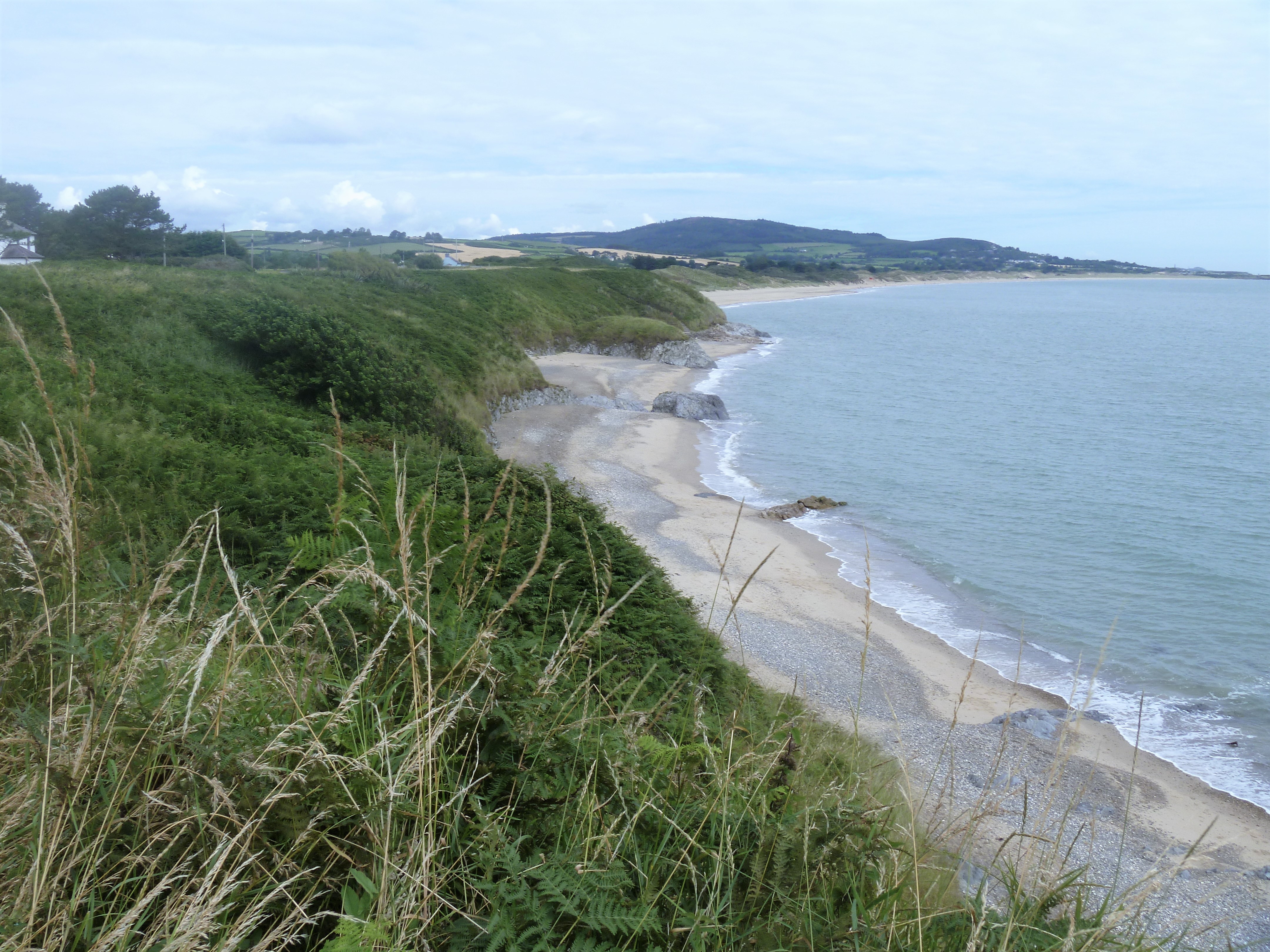 The long sand of Brittas Bay on the Wicklow coast