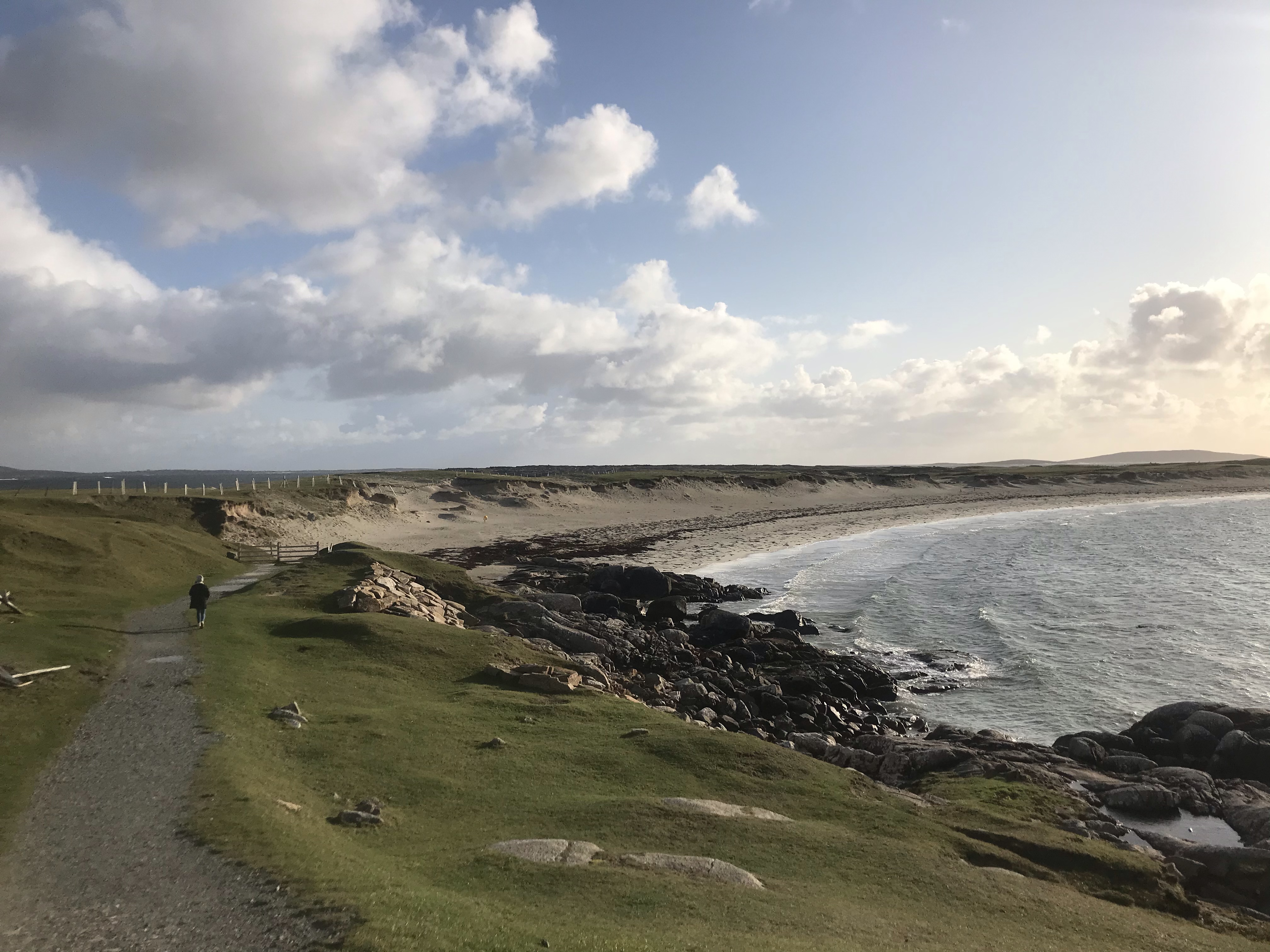 Dogs Bay, where the sand is made of shells