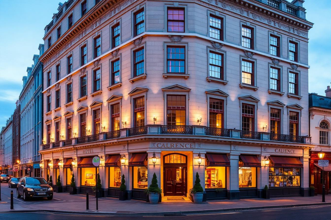 The Clarence Hotel Dublin Temple Bar Liffey views