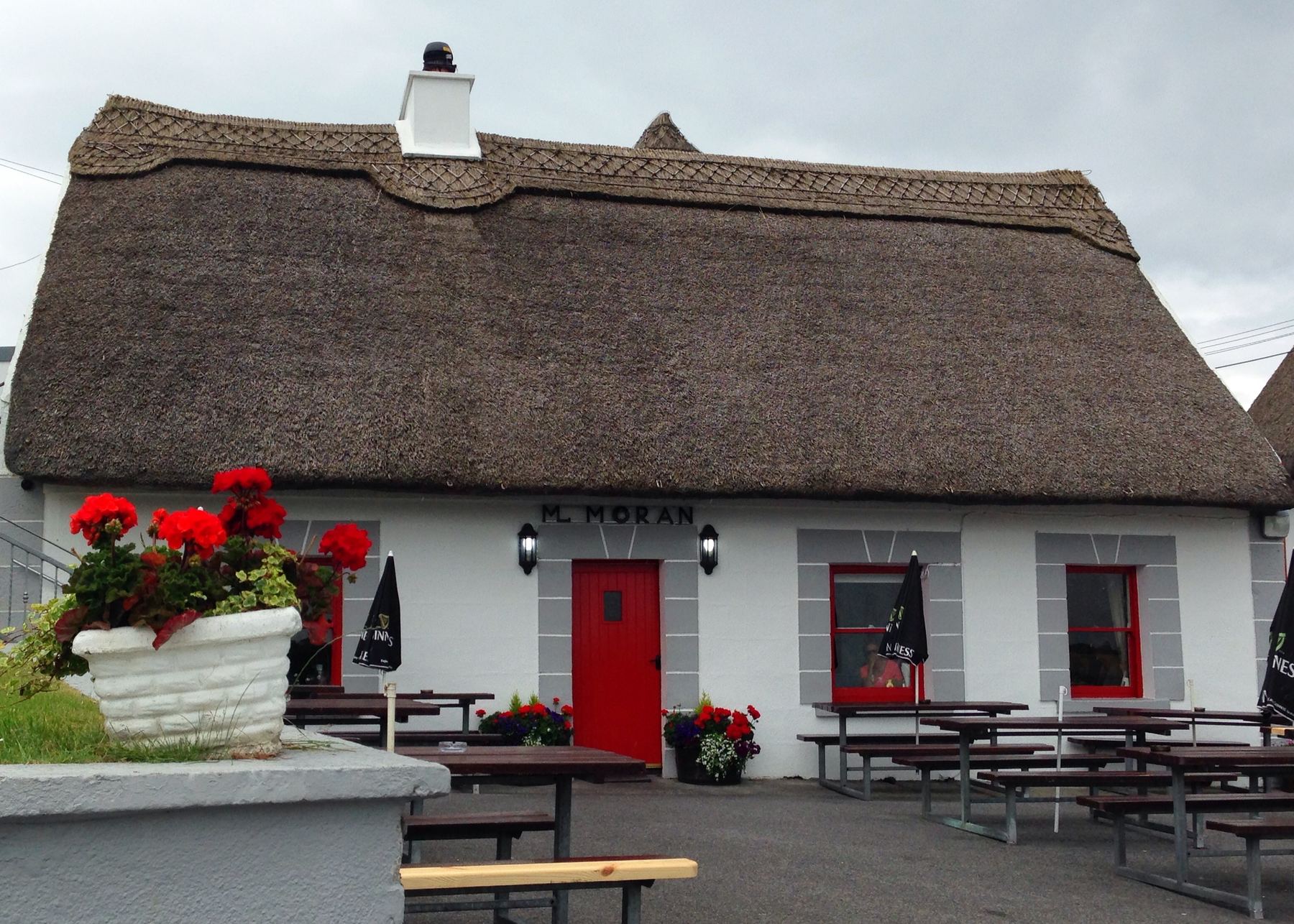 Moran's Oyster Cottage at Kilcolgan on Galway Bay