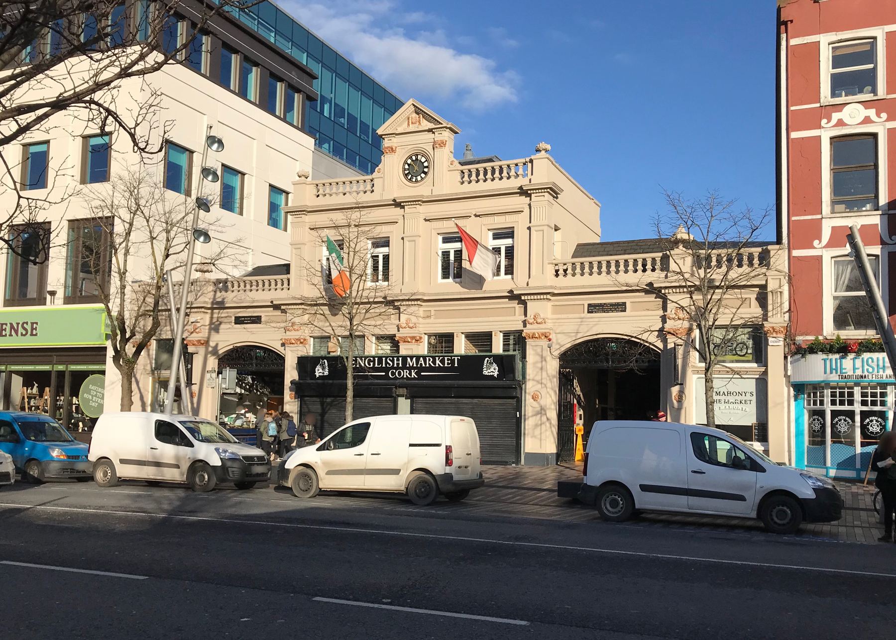 The Grand Parade entrance to the English Market in Cork