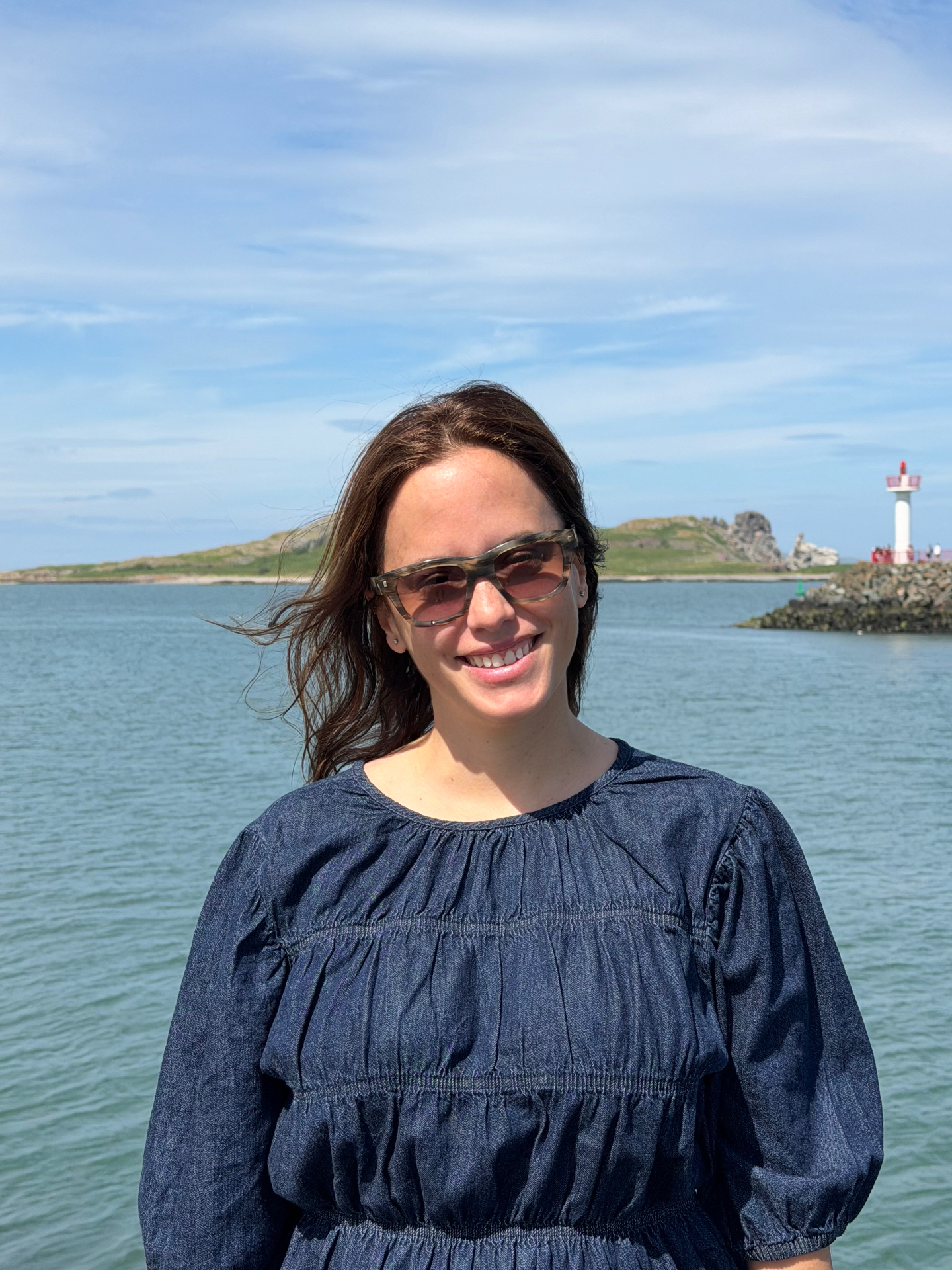 Howth harbour, north of Dublin, looking out toward the lighthouse