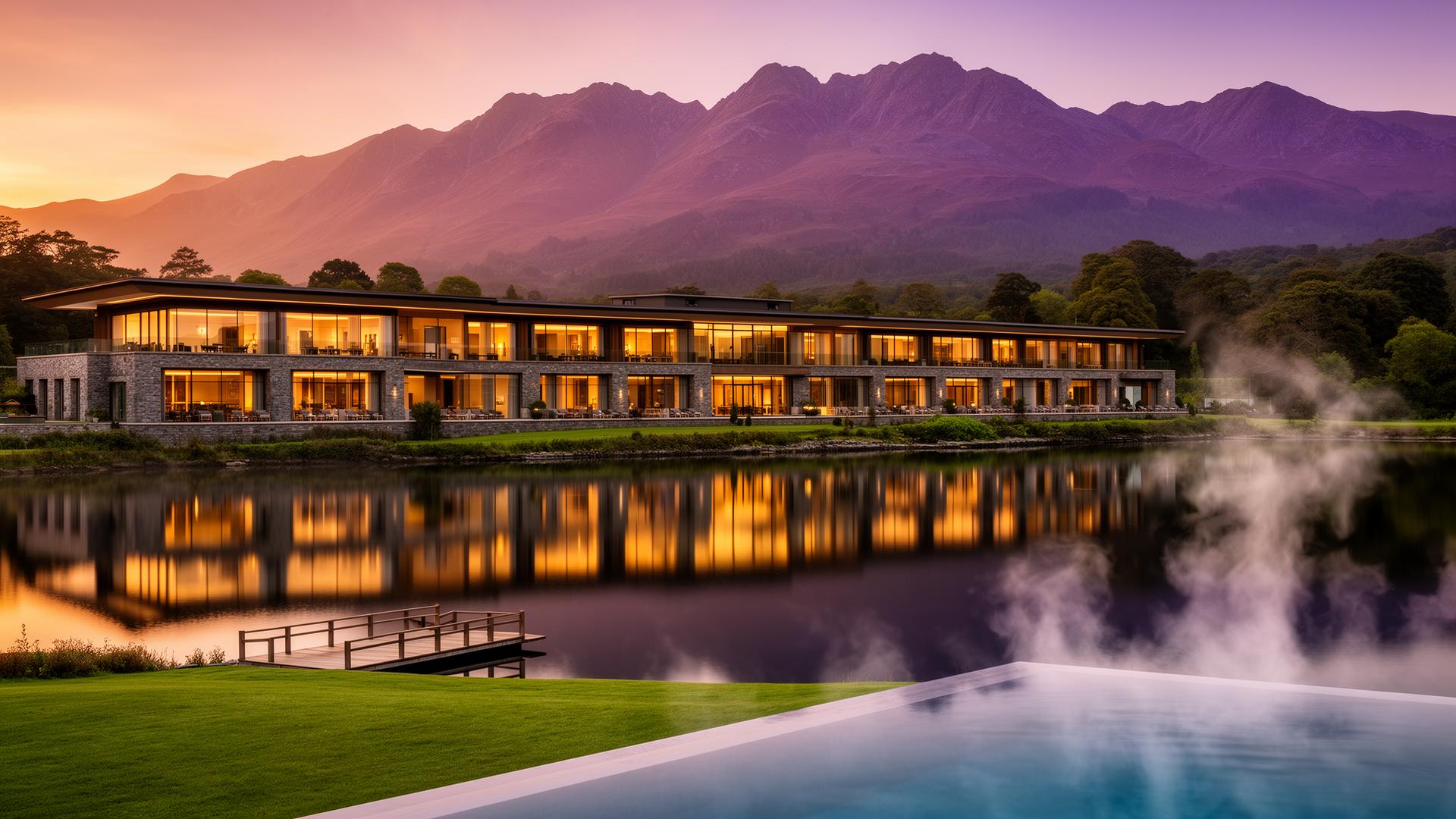 The Europe Hotel romantic spa resort overlooking Killarney lakes Kerry Ireland