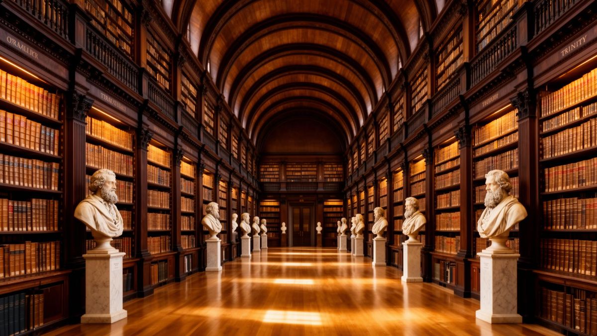 Trinity College, just after dawn