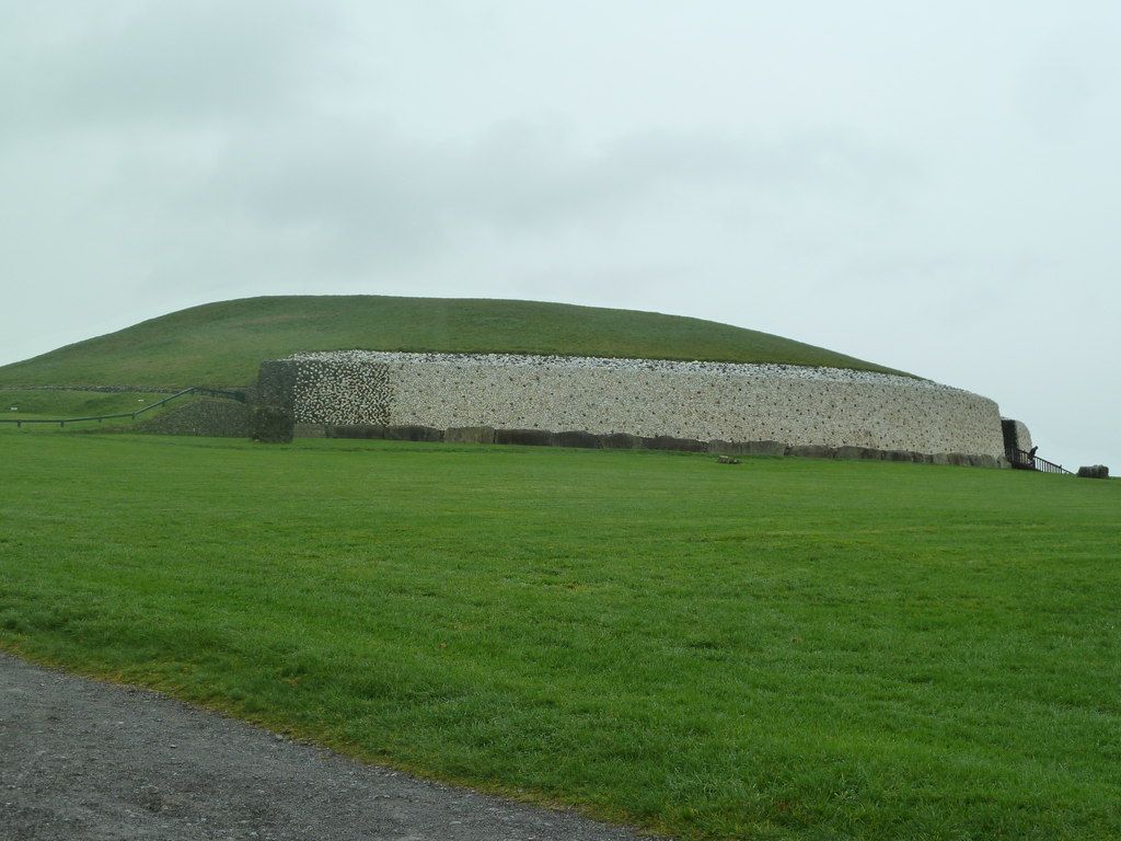 Newgrange on a clear morning