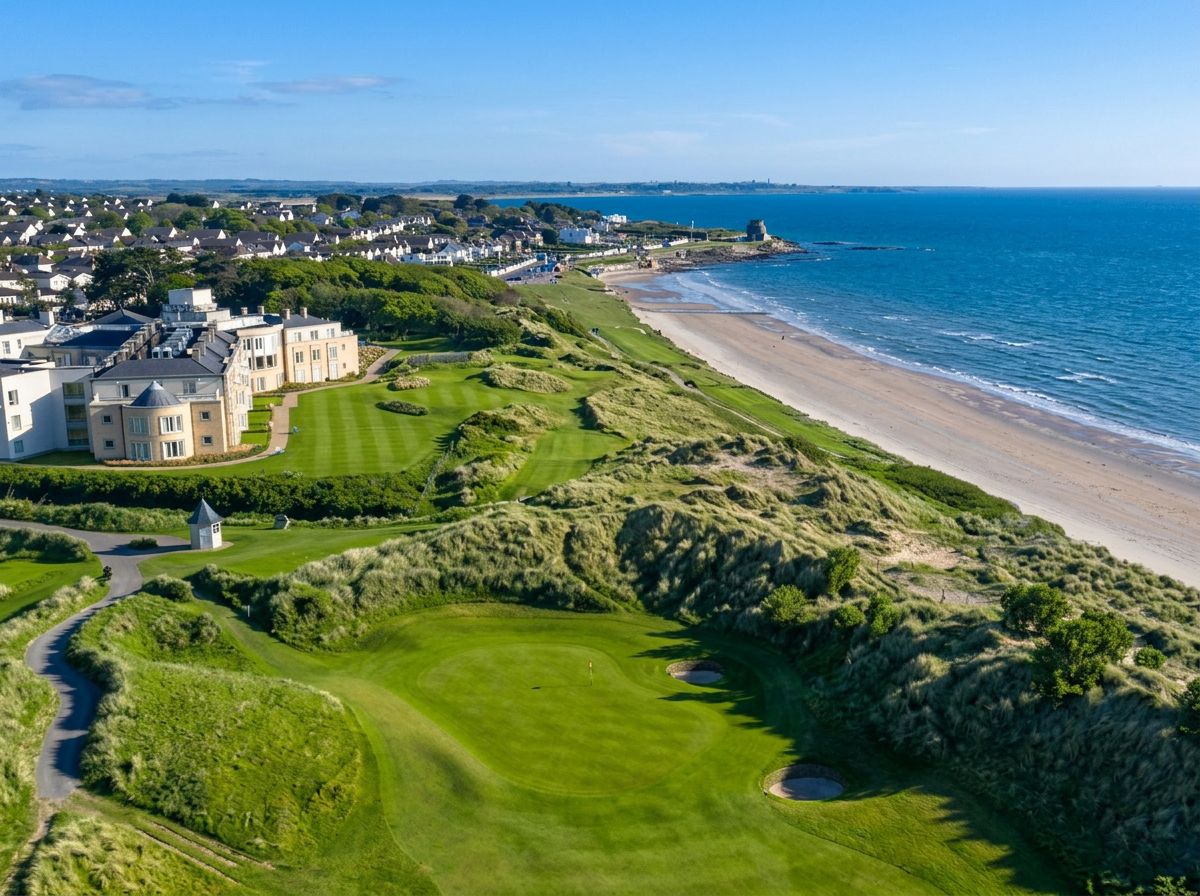 Portmarnock Hotel and Golf Links coastal golf resort in County Dublin Ireland