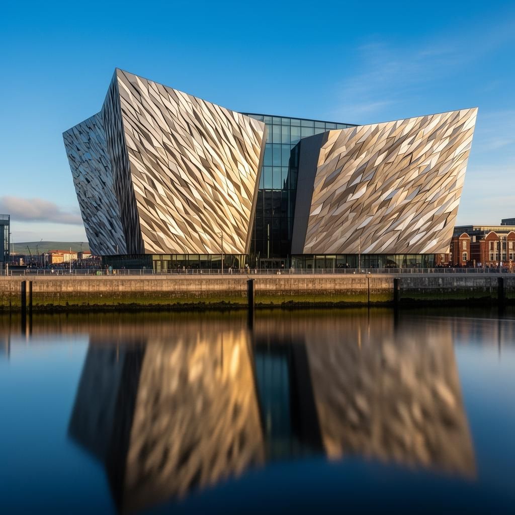 The Titanic Quarter at blue hour