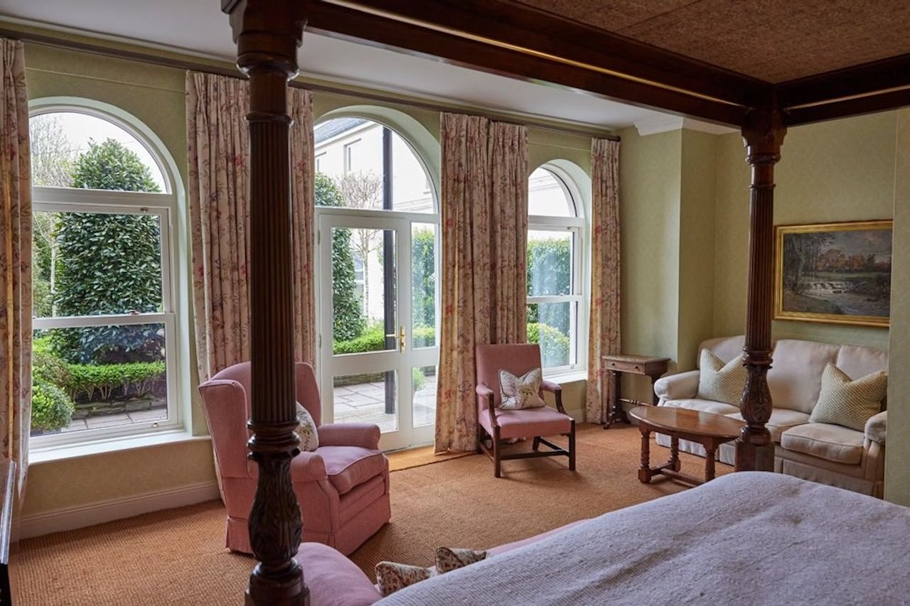 A bedroom at Perryville House, Kinsale