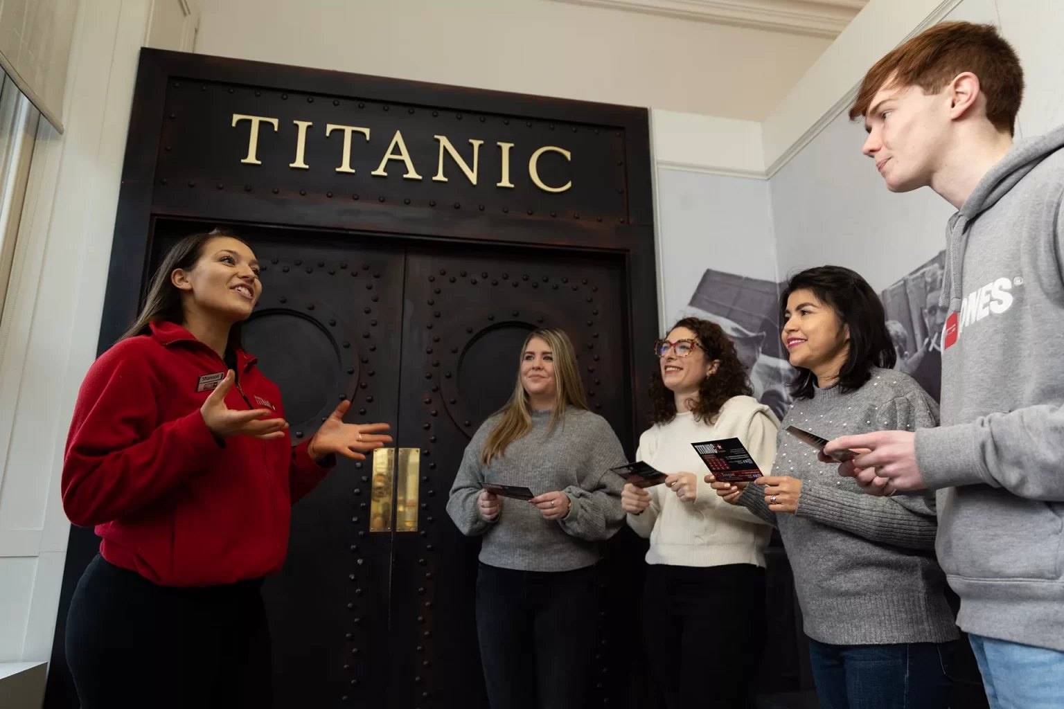 Visitors at the Titanic Experience in Cobh
