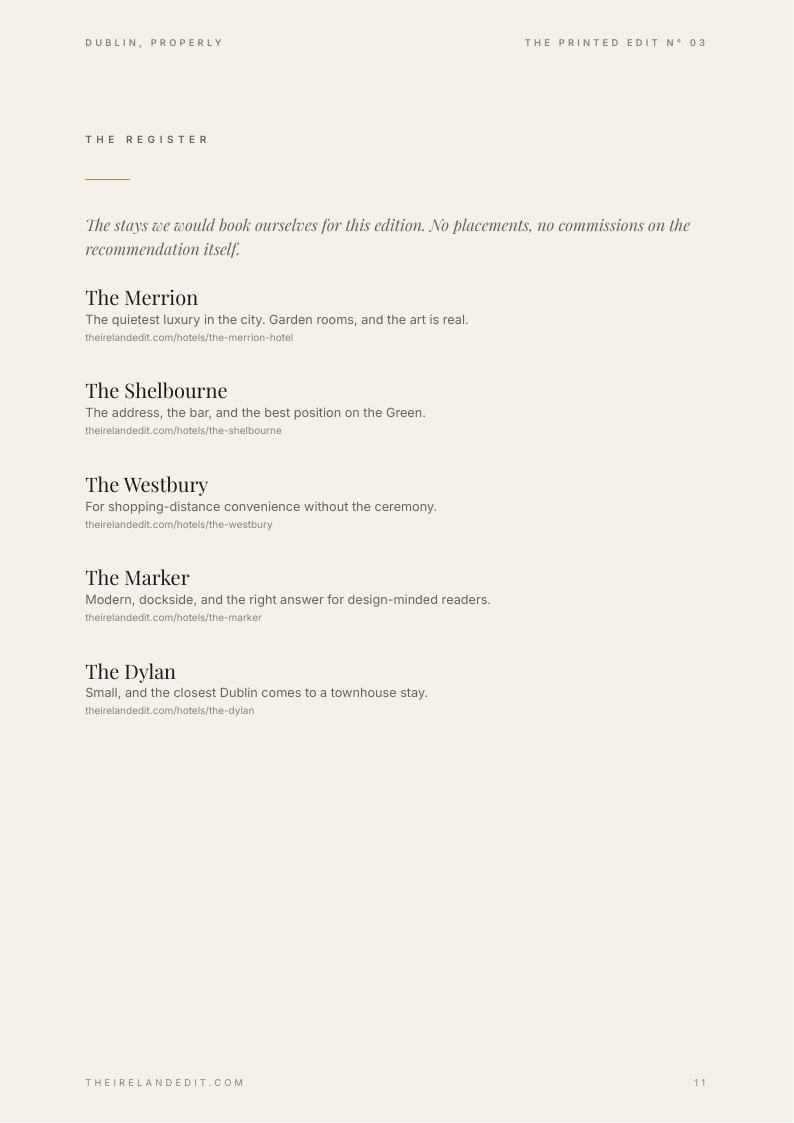 Dublin, Properly, page 11
