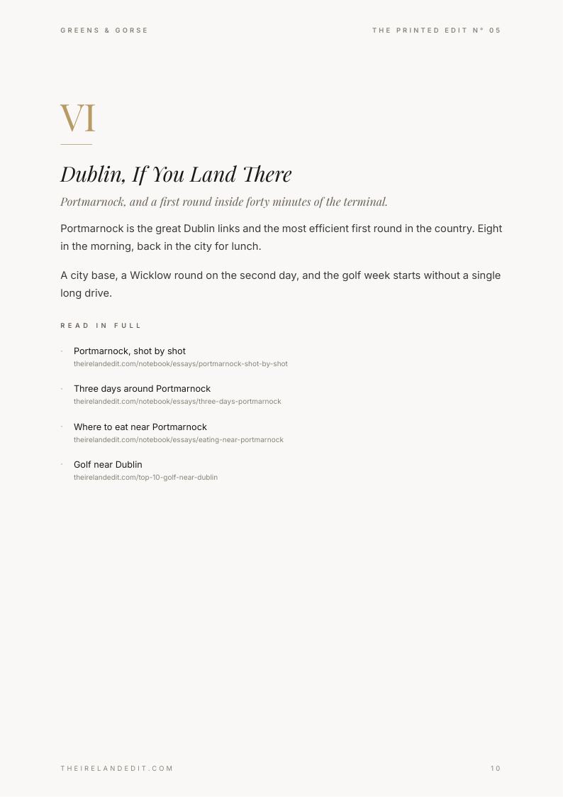 Greens & Gorse, page 10