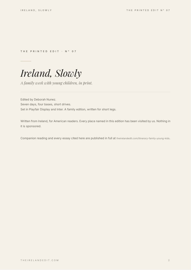 Ireland, Slowly, page 2