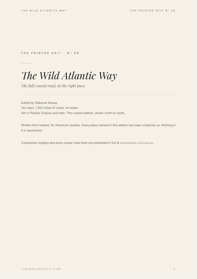 The Wild Atlantic Way, page 2
