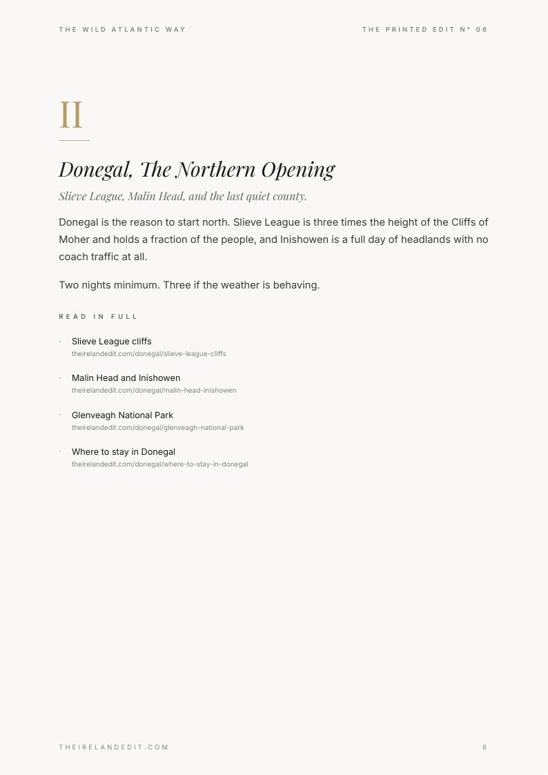 The Wild Atlantic Way, page 6