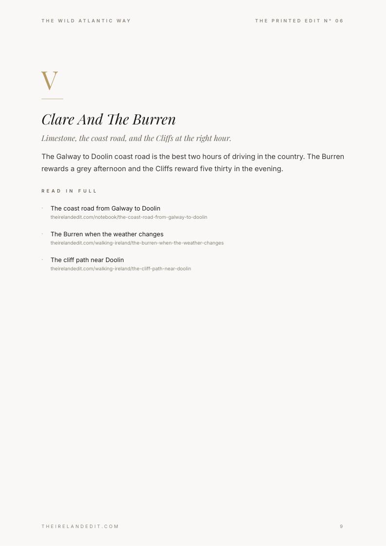 The Wild Atlantic Way, page 9