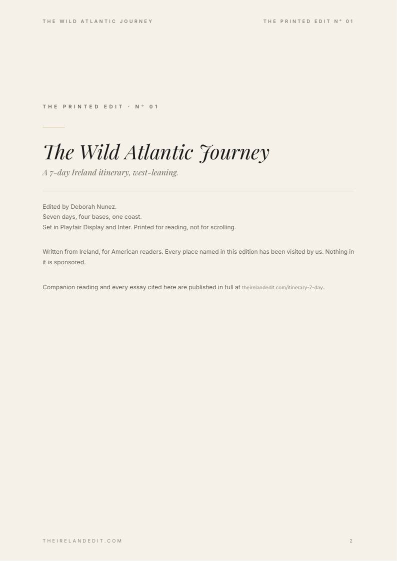 The Wild Atlantic Journey, page 2